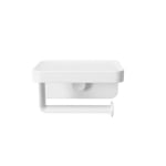 Стойка за тоалетна хартия с рафт за аксесоари FLEX SURE-LOCK, бял цвят, UMBRA Канада