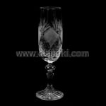 Виолета кристални чаши за шампанско 170 мл, Zawiercie Crystal