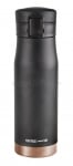 Двустенна термо бутилка 500 мл LIBERTY, черен цвят/мед, ASOBU Канада