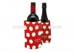 Охладител с гел за бутилки, червен цвят VINTAGE, Vin Bouquet Испания