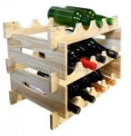 Дървена сглобяема стойка за 12 бутилки, Vin Bouquet Испания