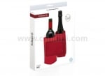 Охладител с гел за бутилки, червен цвят, Vin Bouquet Испания