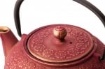 Комплект чугунени чайник с чаши Shanghai, червен цвят, 3 части, BREDEMEIJER Нидерландия
