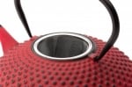 Чугунен чайник с филтър 1250 мл XILIN, червен цвят, BREDEMEIJER Нидерландия
