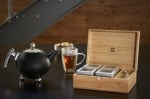 Бамбукова кутия за чай с 4 броя канистери за съхранение и лъжичка за дозиране, BREDEMEIJER Нидерландия