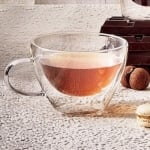 Двустенни чаши за чай 385 мл DUOS, 2 броя, LUIGI BORMIOLI Италия