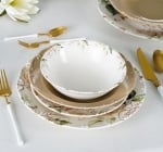 Порцеланов сервиз за хранене 24 елемента, White Freesia