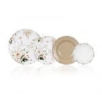 Порцеланов сервиз за хранене 24 елемента, White Freesia