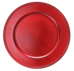 Подложна чиния 33 см VINTAGE, цвят червен, полипропилен