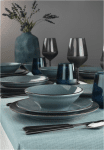 Порцеланова чиния за паста 27 см PEARL COLORX, син цвят, KUTAHYA Турция
