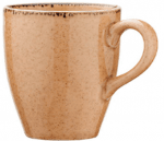 Порцеланова чаша за чай 350 мл PEARL LIMA MOOD, кафяв цвят, 6 броя, KUTAHYA Турция