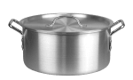 Алуминиева тенджера с капак 43.5 x 22 см, 32.5 литра