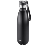 Двустенна термо бутилка 750 мл OLIMPIO, черен цвят, GEFU Германия