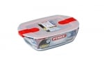 Правоъгълна кутия за съхранение с капак 23 x 15 см, COOK & HEAT, PYREX Франция