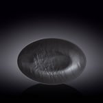 Порцеланово плато овал 30 x 19.5 см SlateStone, черен цвят, WILMAX Англия