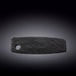 Порцеланово плато за сервиране 32.5 x 10 см SlateStone, черен цвят, WILMAX Англия