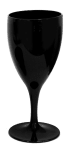 Чаша за вино 320 мл, черен цвят, поликарбонат