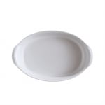 Керамична овална форма за печене 35 х 22.5 см, OVAL OVEN DISH, цвят бял, EMILE HENRY Франция