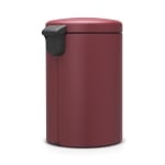 Кош за смет с педал NewIcon 20 литра, Mineral Windsor Red, Brabantia Холандия