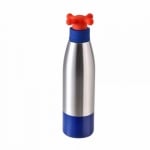 Стоманена бутилка за вода 500 мл RAINBOW, червена капачка тип кранче, United Colors Of Benetton
