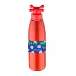 Стоманена червена бутилка за вода 750 мл, капачка тип кранче, United Colors Of Benetton