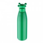 Стоманена зелена бутилка за вода 750 мл, капачка тип кранче, United Colors Of Benetton