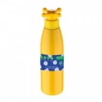 Стоманена жълта бутилка за вода 750 мл, капачка тип кранче, United Colors Of Benetton