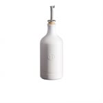 Керамична бутилка за олио 400 мл с дозатор OIL CRUET, бял цвят, EMILE HENRY Франция