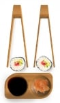 Комплект за суши щипки и двойна купичка, PEBBLY Франция