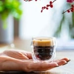 Двустенни чаши за еспресо кафе 70 мл STEFRICO, 2 броя, Vialli Design Полша
