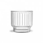 Двустенни чаши за кафе 260 мл Lungo, 2 броя, релефен дизайн, Vialli Design Полша