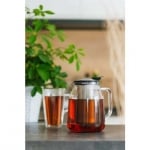 Кана за чай от боросиликано стъкло с цедка 800 мл DIVA, Vialli Design Полша