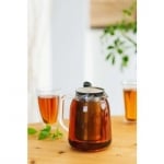 Кана за чай от боросиликано стъкло с цедка 800 мл DIVA, Vialli Design Полша