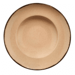 Порцеланова чиния за паста 27 см PEARL COLORX, кафяв цвят, KUTAHYA Турция