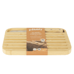 Комплект бамбукова дъска с нож за рязяне на хляб 29 х 20 см, PEBBLY Франция
