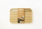 Комплект бамбукова дъска с нож за рязяне на хляб 29 х 20 см, PEBBLY Франция