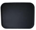 Правоъгълна пластмасова табла за сервиране 40.6 x 30.5 см, черен цвят