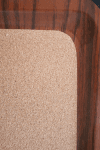 Правоъгълна табла за сервиране с корково покритие 44 x 32 см, цвят кафяв