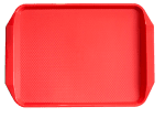 Правоъгълна табла за сервиране 42.5 x 30 x 1 см, червен цвят