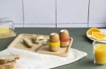 Бамбукова стойка - коктиера за яйца, различни цветове, PEBBLY Франция