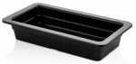 Меламинов гастронорм GN 1/3, 32.5 x 17.7 x 6.5 см, черен цвят