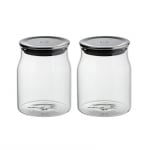 Комплект стъклени буркани за съхранение 700 мл, 2 броя, Luigi Ferrero