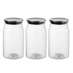 Комплект стъклени буркани за съхранение 1050 мл, 3 броя, Luigi Ferrero