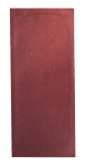 Хартиен джоб за прибори със салфетка 11 x 25 см, 125 броя, цвят бордо