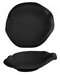 Порцеланова дълбока чиния 22 см NEST BLACK, черен цвят