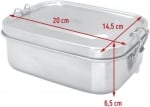 Стоманена кутия за храна 1200 мл, NERTHUS Испания