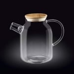 Чайник от термо стъкло с бамбуков капак 1600 мл Thermo Glass, WILMAX Англия
