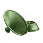 Керамичен Тажин 32 см TAGINE С ПОДПРАВКИ, зелен цвят, EMILE HENRY Франция