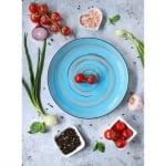 Порцеланова десертна чиния 20.5 см BLUE, WILMAX Англия