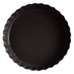 Керамична форма за тарт 29.5 см TART DISH, черен цвят, EMILE HENRY Франция